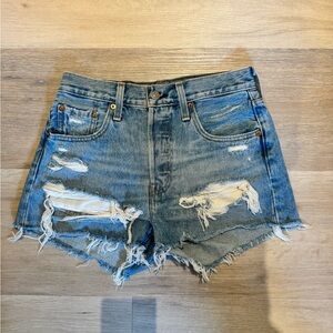 Levi’s 501 Blue Denim Shorts